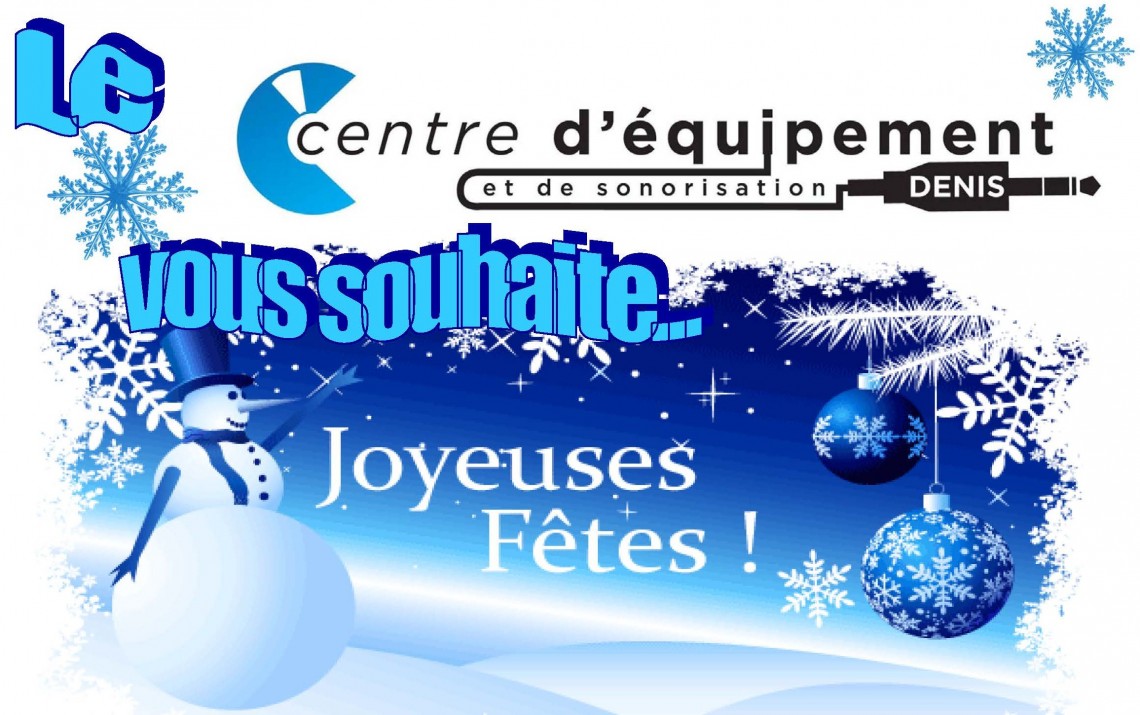 Joyeues fêtes à tous!