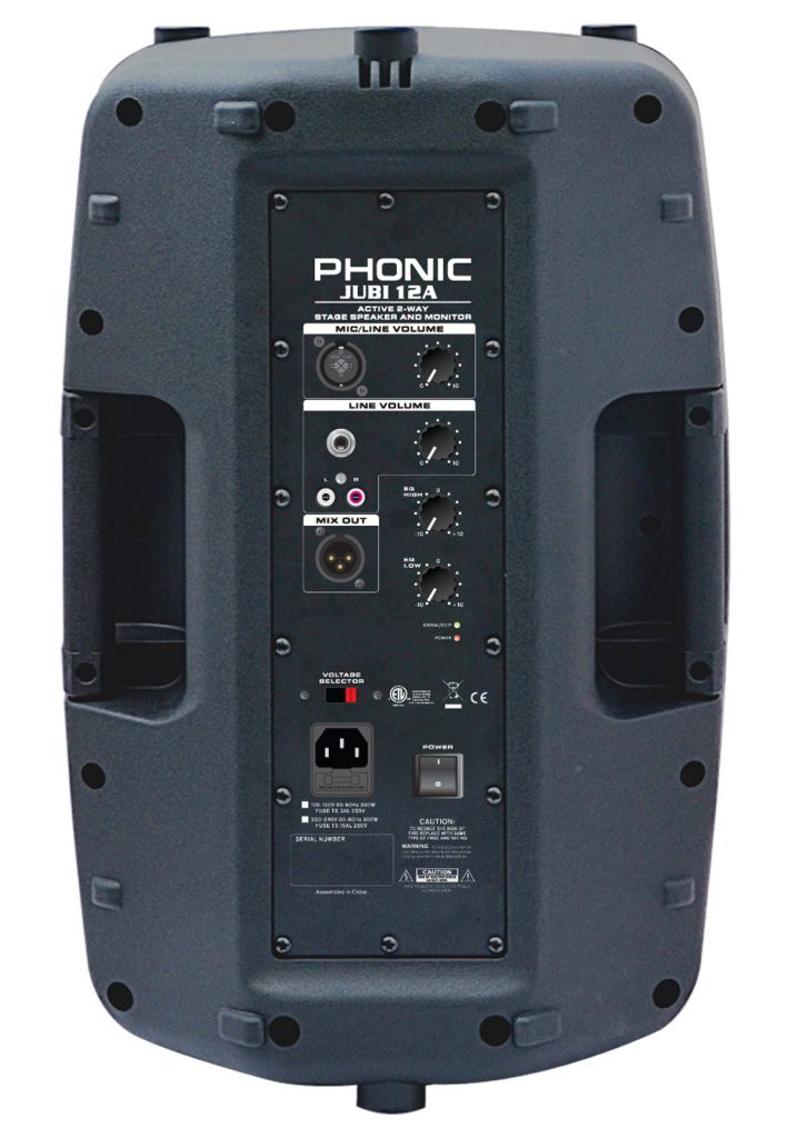 Phonic Jubi 12A Litevue arrière